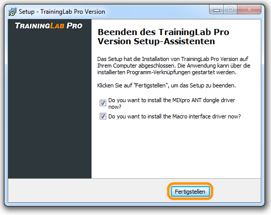 TrainingLab Software installieren | TrainingLab.com