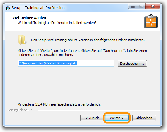 TrainingLab Software installieren | TrainingLab.com