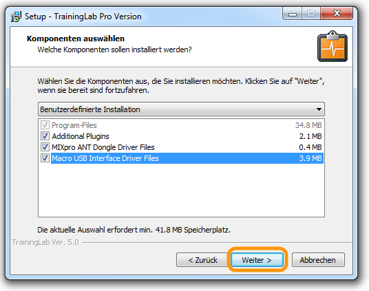 TrainingLab Software installieren | TrainingLab.com